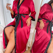 Load image into Gallery viewer, Silk Line Long Nightdress