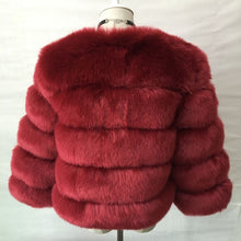 Load image into Gallery viewer, Short Artificial Fur Coat