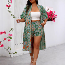 Load image into Gallery viewer, Garden Escape Cardigan Shorts Set