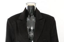 Load image into Gallery viewer, Midnight Moves Fringe Coat