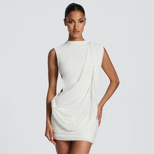Load image into Gallery viewer, Ribbon Back Asymmetrical Dress