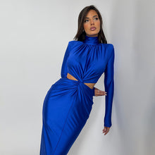Load image into Gallery viewer, Sexy Backless Pleated Dress