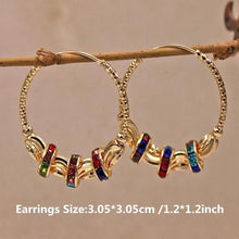 Load image into Gallery viewer, Prism Glow Hoop Earrings