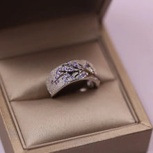 Load image into Gallery viewer, Crystal Silver Ring