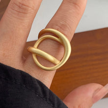 Load image into Gallery viewer, Orbit Loop Sculptural Ring