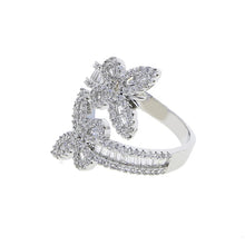 Load image into Gallery viewer, Iced Rectangle Eternity Ring