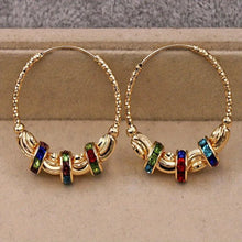 Load image into Gallery viewer, Prism Glow Hoop Earrings