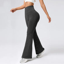 Load image into Gallery viewer, Seamless High-Waisted Flare Pants