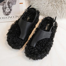 Load image into Gallery viewer, Cozy Girl Teddy Slides
