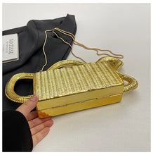Load image into Gallery viewer, Rich Girl Gold Statement Bag