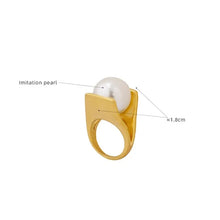Load image into Gallery viewer, Pearl Point Y-Shaped Ring