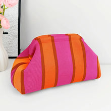 Load image into Gallery viewer, Woven Striped Makeup Bag