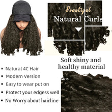Load image into Gallery viewer, Synthetic Afro Curly Headband Wig