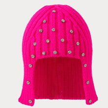 Load image into Gallery viewer, Snow Glow Rhinestone Earflap Hat