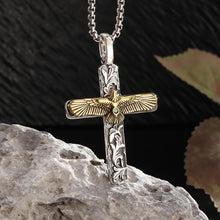Load image into Gallery viewer, Crossfire Crystal Pendant Necklace