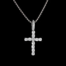 Load image into Gallery viewer, Crossfire Crystal Pendant Necklace
