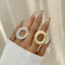 Load image into Gallery viewer, DIEZI Hip Hop Punk Irregular Metal Rings