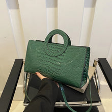 Load image into Gallery viewer, Croc Leather Handbag