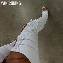 Load image into Gallery viewer, Strappy Leather Boots