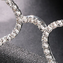 Load image into Gallery viewer, Crystal Face Frame Glasses