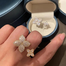 Load image into Gallery viewer, Bloom Bright Zircon Flower Ring