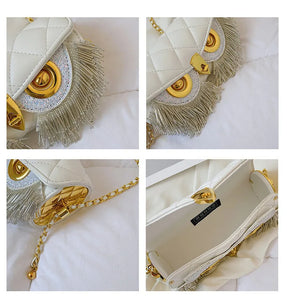 Luxury Designer Handbag Fashion Tassel Crossbody Bag