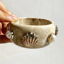 Load image into Gallery viewer, Marble Muse Statement Bangle
