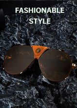 Load image into Gallery viewer, Steampunk Oversized Vintage Pilot Sunglasses