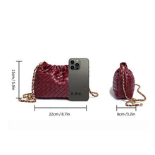 Load image into Gallery viewer, Soft Fold Woven Chain Bag