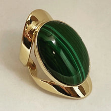Load image into Gallery viewer, Green Orbit Statement Ring