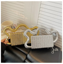 Load image into Gallery viewer, Rich Girl Gold Statement Bag
