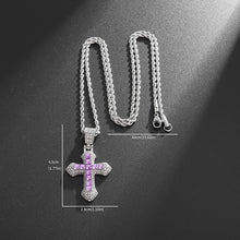 Load image into Gallery viewer, Crossfire Crystal Pendant Necklace