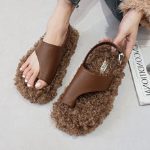 Load image into Gallery viewer, Cozy Girl Teddy Slides