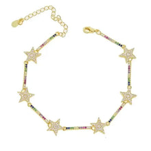 Load image into Gallery viewer, Crystal Silver Bracelet