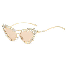 Load image into Gallery viewer, Fashion Metal Cat Eye Glasses UV400