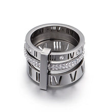 Load image into Gallery viewer, Roman Spark Three-Layer Ring