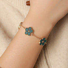 Load image into Gallery viewer, Colorful Five Leaves Flower Bracelets