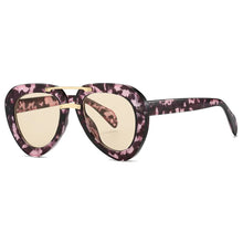 Load image into Gallery viewer, Retro Black Pilot Sunglasses