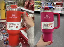 Load image into Gallery viewer, Valentine&#39;s Day Stanley Insulated Tumbler and Straw 30oz and 40oz options