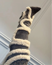 Load image into Gallery viewer, Frosted Runway Statement Tall Boots