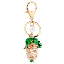 Load image into Gallery viewer, Fruit Glass Charm Keychain