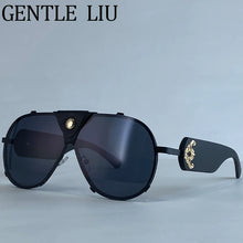 Load image into Gallery viewer, Steampunk Oversized Vintage Pilot Sunglasses