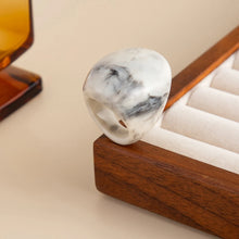 Load image into Gallery viewer, Boho Resin Multicolored Irregular Big Finger Rings