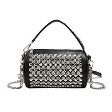 Load image into Gallery viewer, Disco Darling Rhinestone Barrel Bag