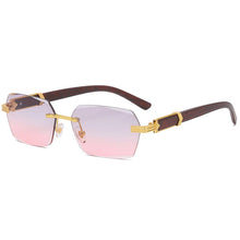 Load image into Gallery viewer, Gradient Rimless Square Sunglasses
