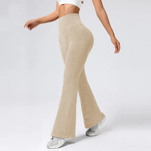 Load image into Gallery viewer, Seamless High-Waisted Flare Pants