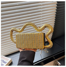 Load image into Gallery viewer, Rich Girl Gold Statement Bag
