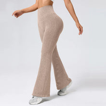 Load image into Gallery viewer, Seamless High-Waisted Flare Pants