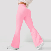 Load image into Gallery viewer, Seamless High-Waisted Flare Pants