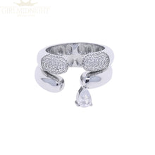 Load image into Gallery viewer, Crystal Gold Ring